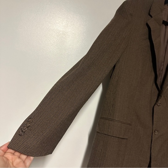 Ermenegildo Zegna For Neiman Marcus Brown 3 Button Sport Coat Blazer Wool 54R - Picture 7 of 8
